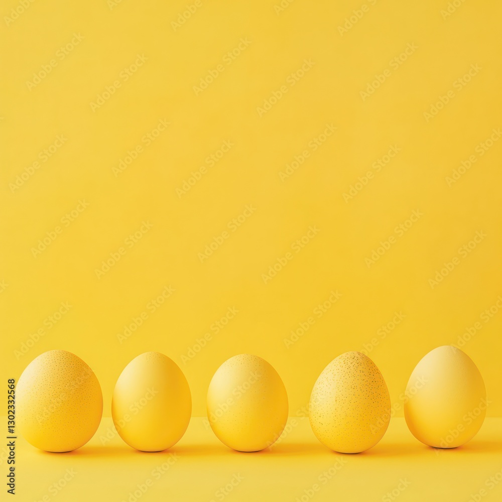 Cheerful Easter card with minimal yellow egg design.