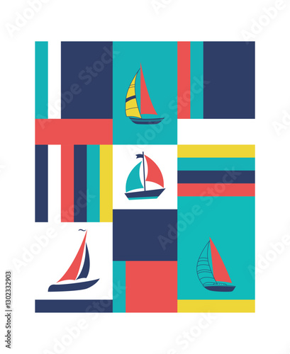 Geometric Sailboats