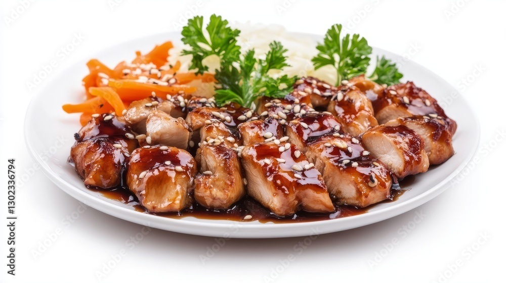 Generic Plate Teriyaki Overview Chicken Generic Plate Teriyaki Overview Chicken