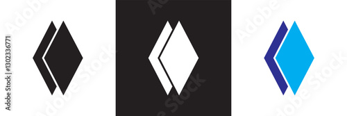 layers icon. stack , copy, more photos icon. Isolated on white and black background. Vector illustration. EPS 10