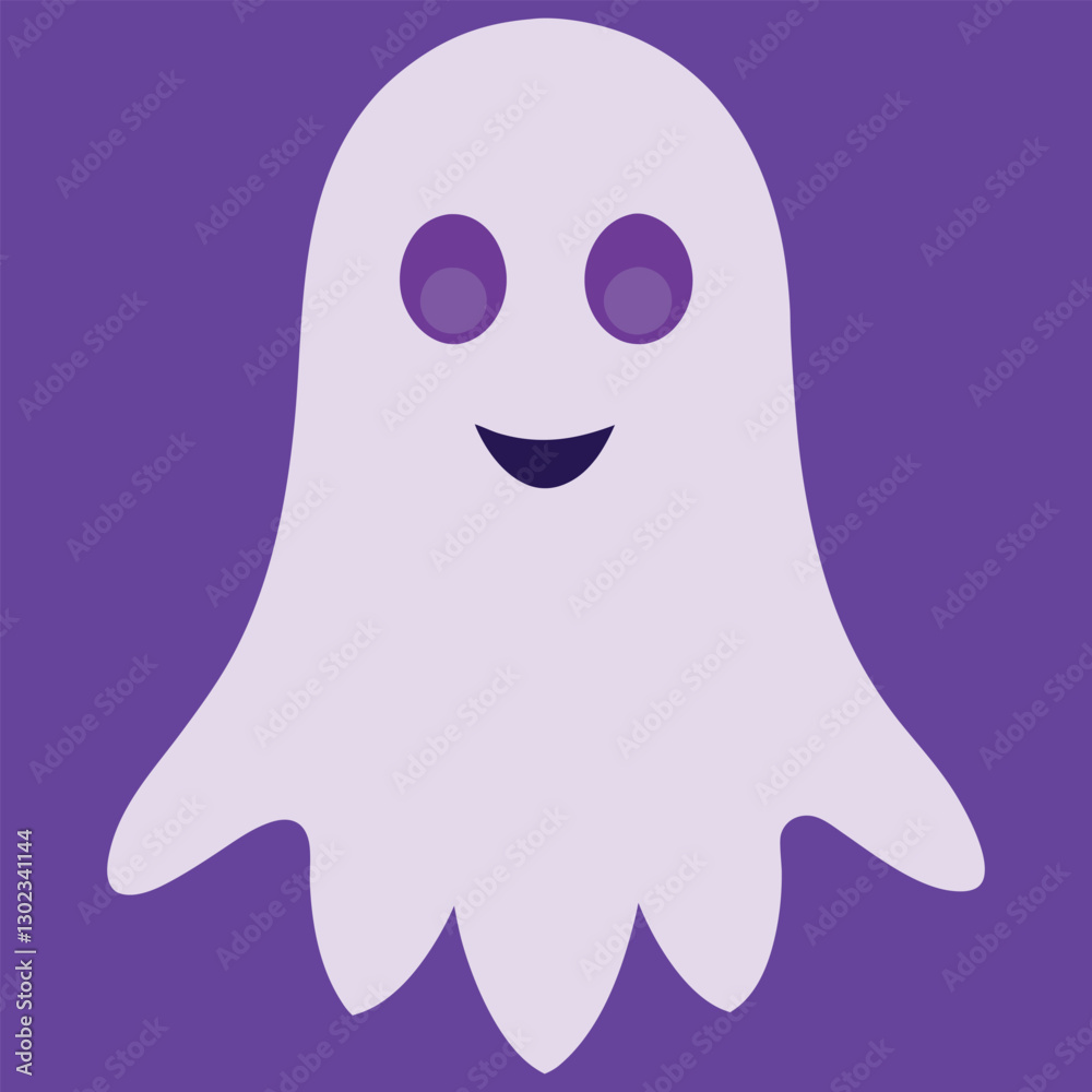 Boo, scary ghost flat vector illustration for Halloween, cartoon character for holiday. Boo, scary ghost flat vector illustration for Halloween, cartoon character for holiday.