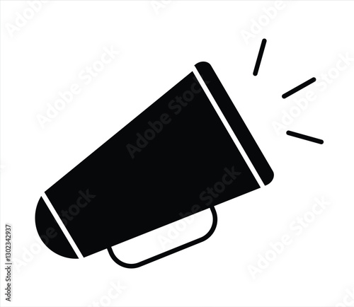 Megaphone icon, vector for Computer websites and mobile apps