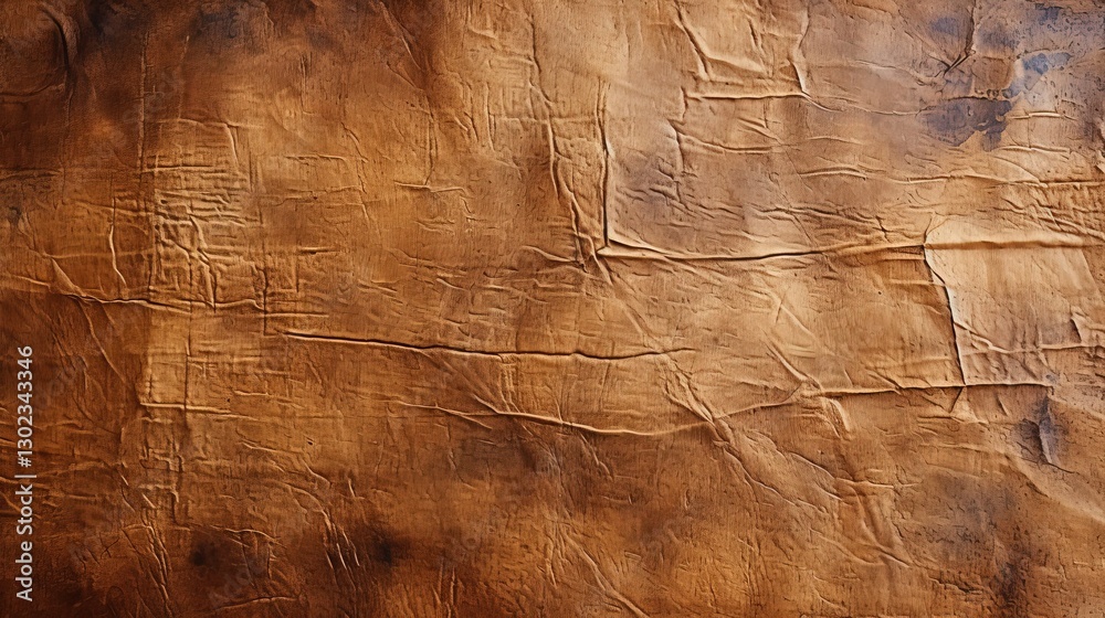 Naklejka premium Artistic Brown Textured Wide Background with Grunge Feel