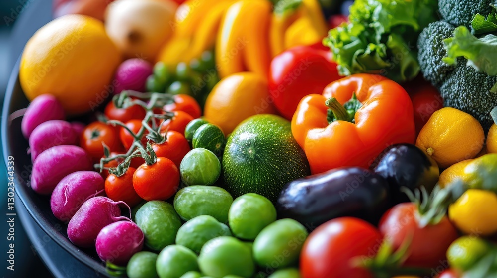 Vibrant Rainbow of Fresh Produce Vibrant Rainbow of Fresh Produce