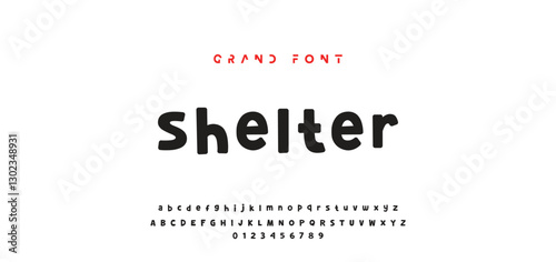 Playful cartoon Font, funky typeface for joyful brings life designs like children's artwork, birthday invitations, playful branding, and carnival typography. Vector typeset