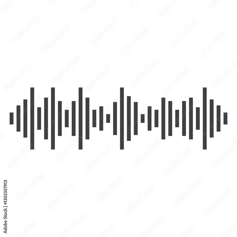 good music sound wave logo illustration good music sound wave logo illustration