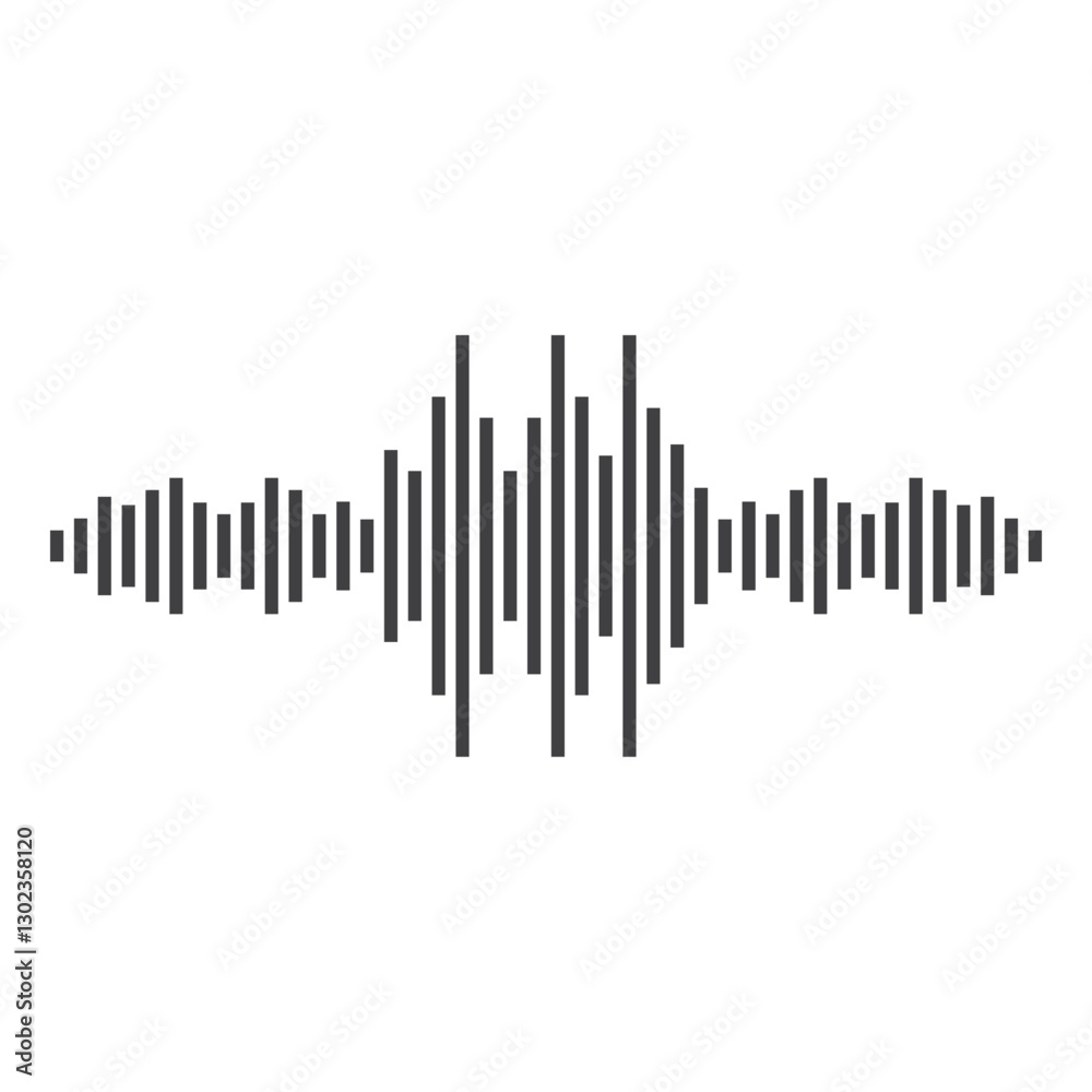 good music sound wave logo illustration good music sound wave logo illustration