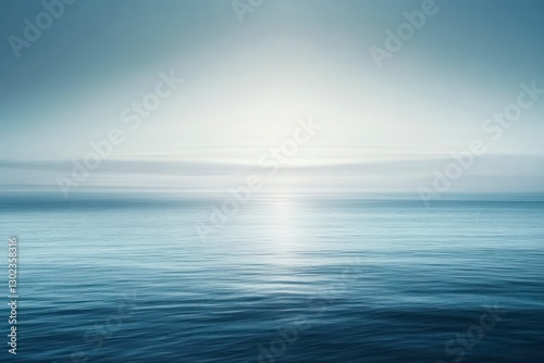Wallpaper Mural Abstract blue background with blurred sea horizon Torontodigital.ca