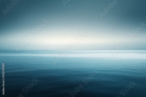 Wallpaper Mural Abstract blue background with blurred sea horizon Torontodigital.ca