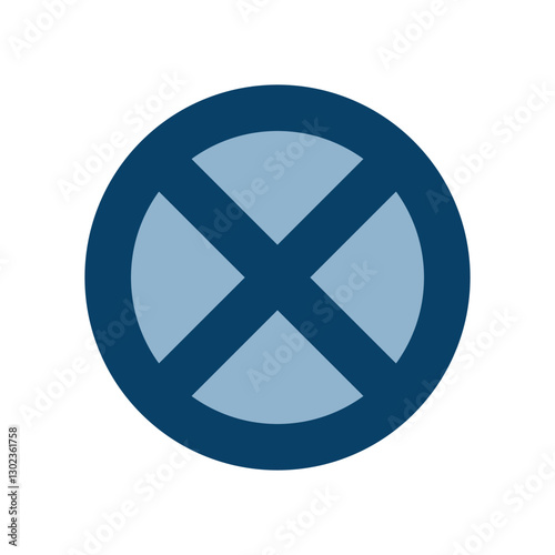 禁止マークのアイコンイラスト