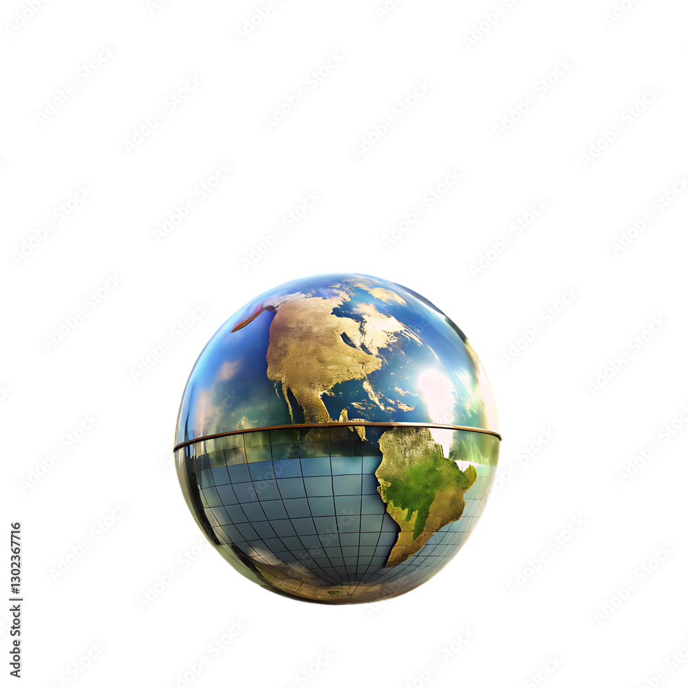 Fototapeta premium Global Earth Globe Image
