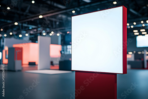 Wallpaper Mural Exhibition Stand with Blank White Signage Display at Trade Show, Perfect for Advertising and Promotion - Ideal for Product Launch and Brand Visibility Campaigns Torontodigital.ca