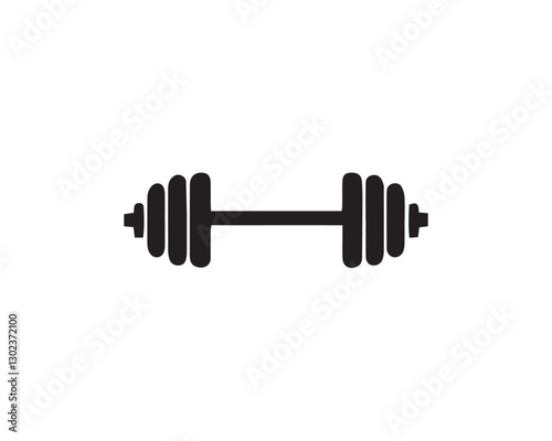 dumbbell isolated on white background