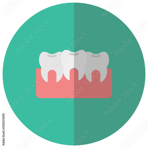 Crowded Teeth Icon