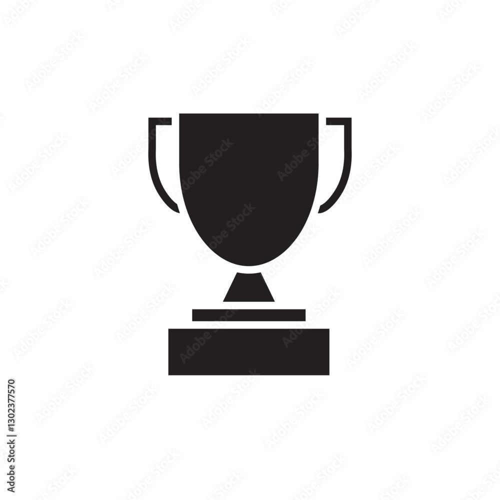 trophy design template icon vector illustration trophy design template icon vector illustration