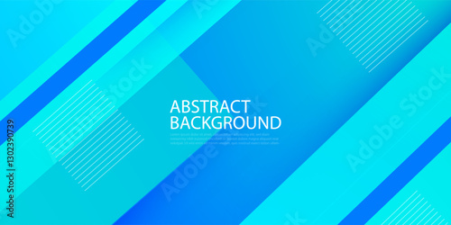 Abstract overlap blue colorful 3D background. Simple line and shapes pattern. Cool frame modern design. Eps10 vector