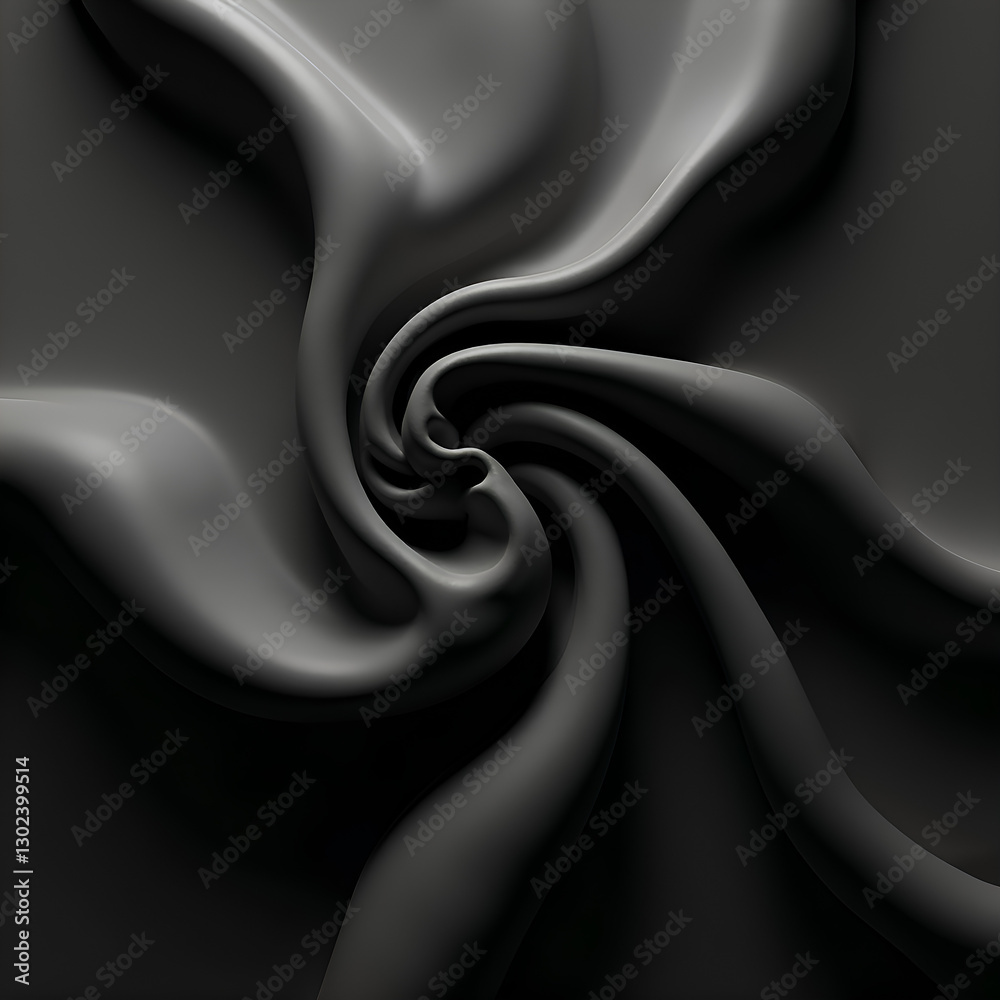 Obraz premium Folds of light in monochrome