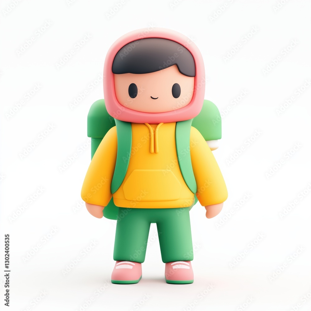 Stylized student with a backpack simple design against a backdrop Ready to learn and explore the world #StudentLife #Backpack Stylized student with a backpack simple design against a backdrop Ready to learn and explore the world #StudentLife #Backpack