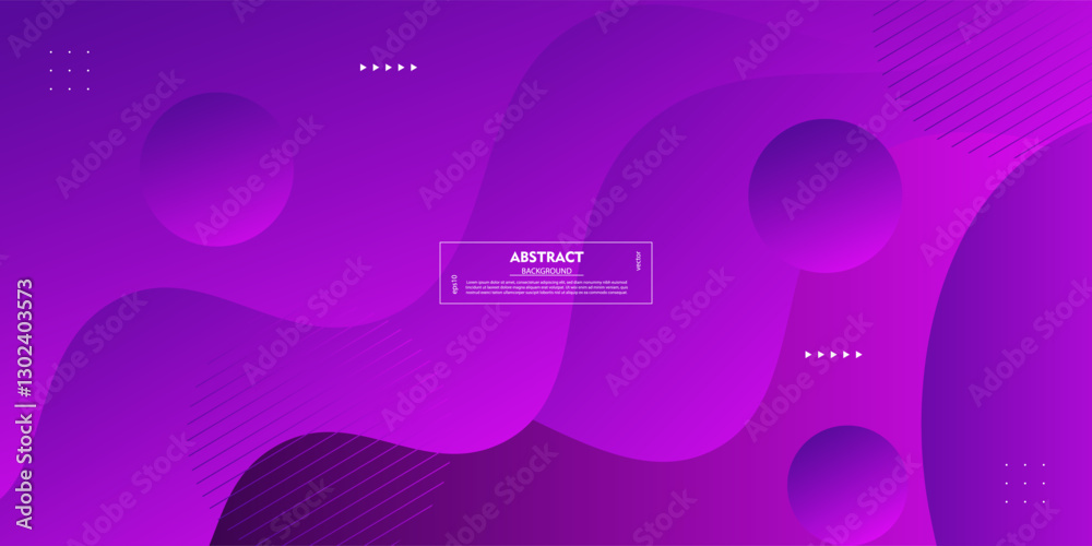 Obraz premium Purple abstract background with wavy pattern liquid style fresh and creative colorful purple background. Vector Eps10
