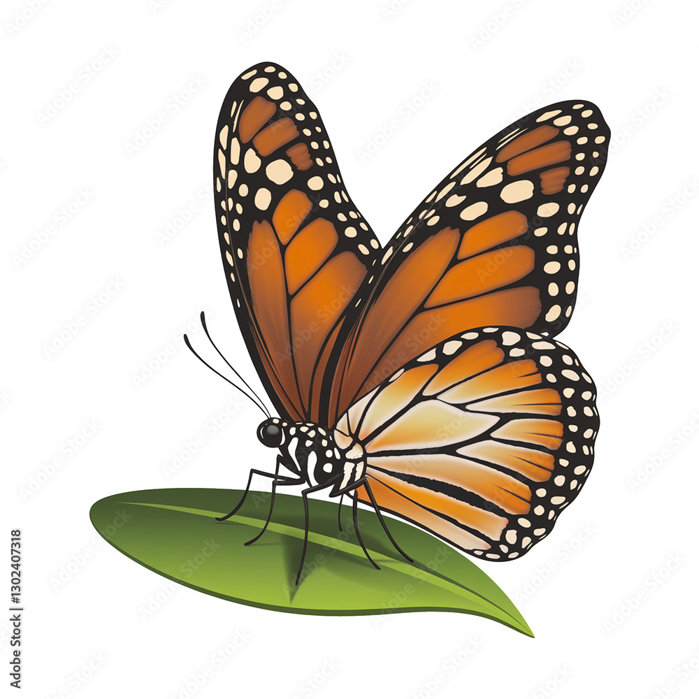 Fototapeta premium Butterfly Illustration