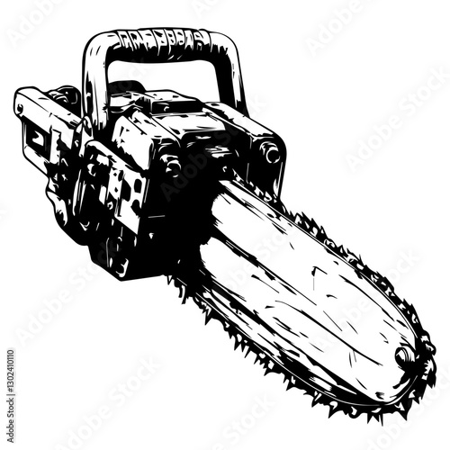 High-Resolution Lumberjack Silhouette Clipart 