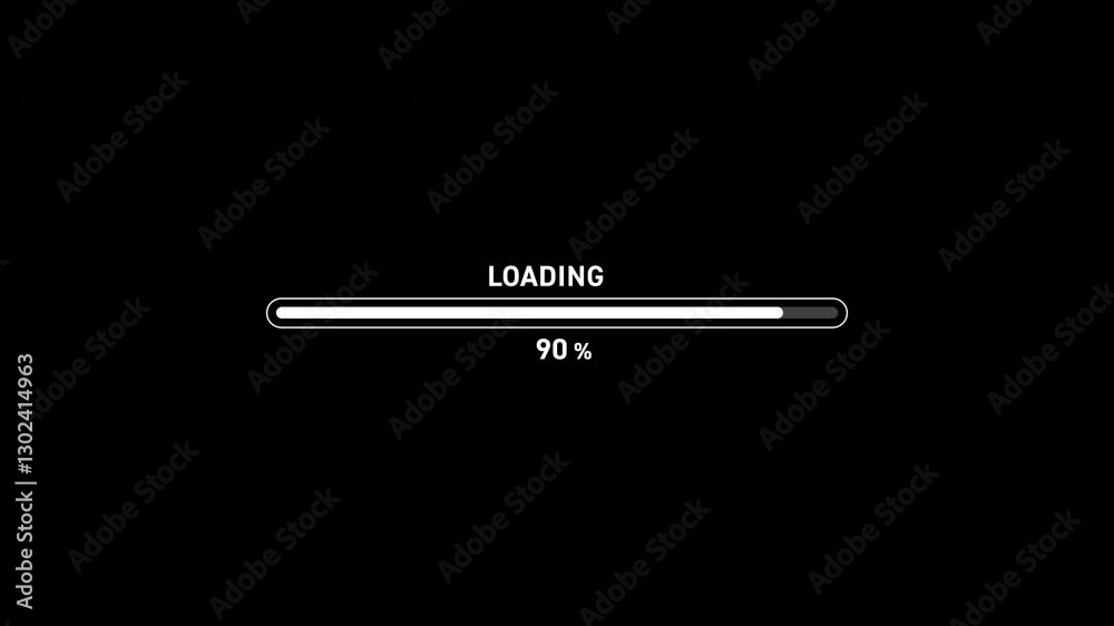 PCディスプレイに映る読み込み中-完了画面素材,スタイリッシュ,アルファチャンネル,100% Loading on PC display - complete screen material, stylish, alpha channel, 100% CG