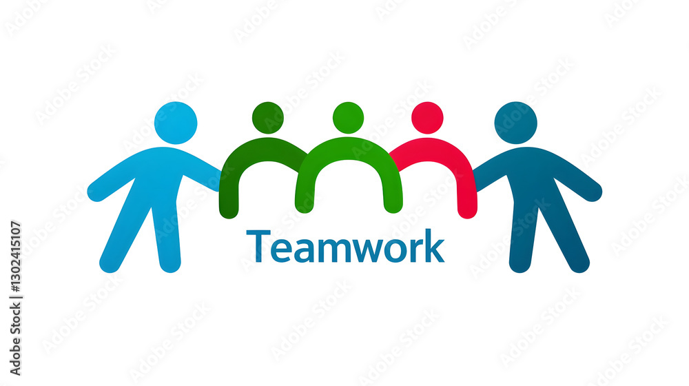 Futuristic 3D Team Icon with Interlocking Puzzle like Human Shapes and Integrated Teamwork Text Emphasizing Problem Solving Teamwork and Innovation for Corporate Branding and Leadership Visuals Futuristic 3D Team Icon with Interlocking Puzzle like Human Shapes and Integrated Teamwork Text Emphasizing Problem Solving Teamwork and Innovation for Corporate Branding and Leadership Visuals