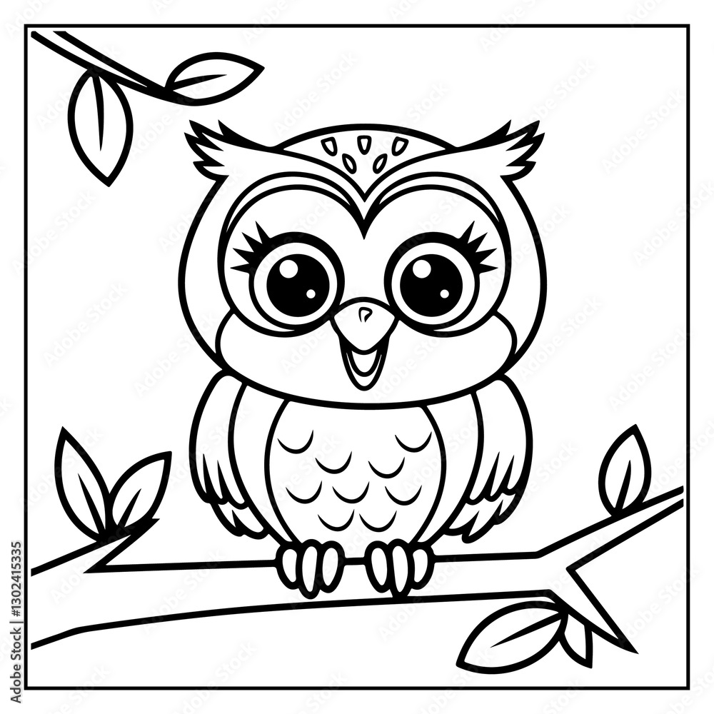 Fototapeta premium Bold and Easy Coloring Pages for Kids
