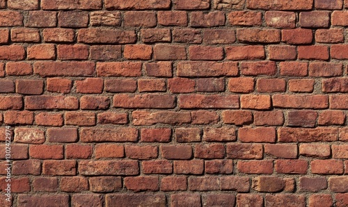 Wallpaper Mural depiction of an old red brick wall, with each bricks being slightly different sizes and shapes Torontodigital.ca