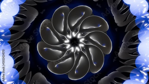 Experience the mesmerizing beauty of this Abstract Flower Art VJ Loop in stunning 4K resolution. Featuring a surreal, blooming abstract flower with smooth, hypnotic motion