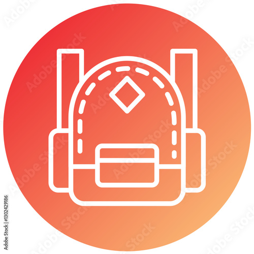 Vector Design Bagpack Icon Style