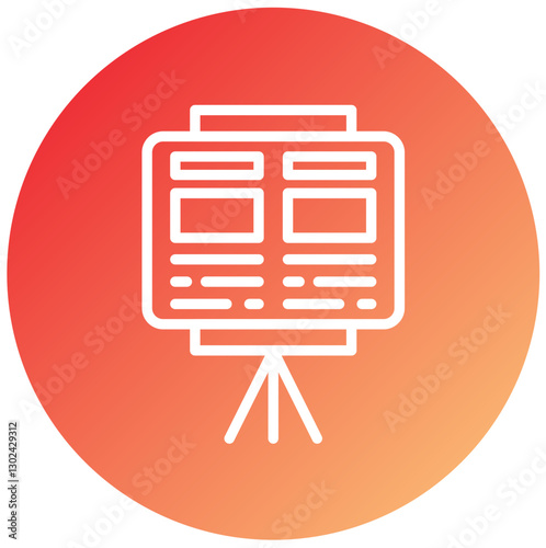 Vector Design Storyboard Icon Style