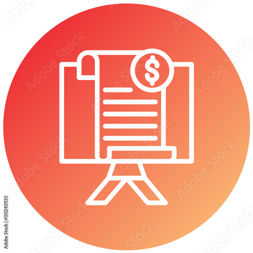 Vector Design Invoice Icon Style