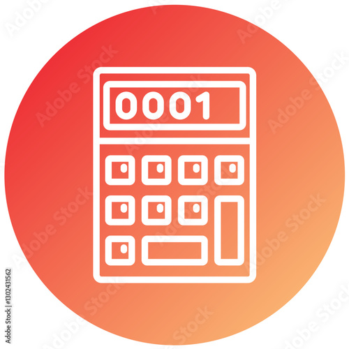 Vector Design Calculator Icon Style