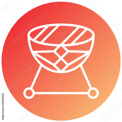 Vector Design Barbecue Icon Style