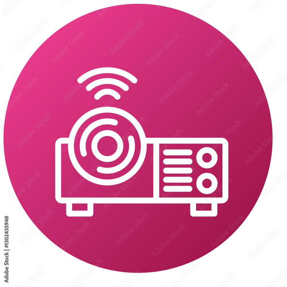 Vector Design Projector Icon Style Vector Design Projector Icon Style