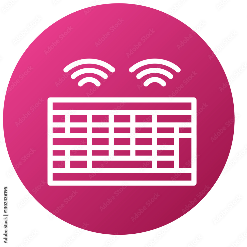 Vector Design Wireless Keyboard Icon Style Vector Design Wireless Keyboard Icon Style