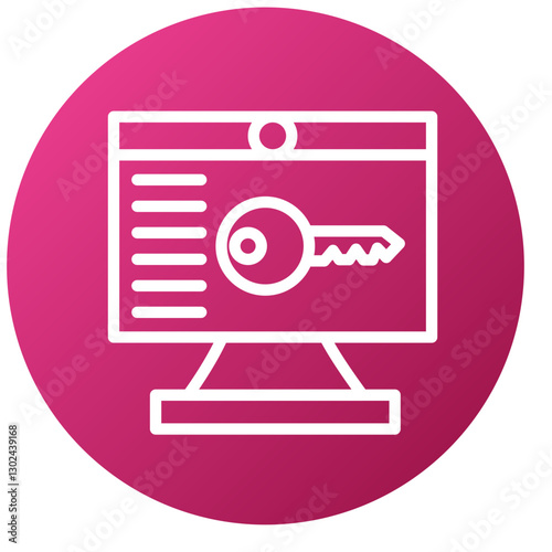 Vector Design Keylogger Icon Style