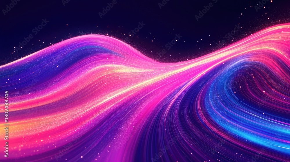 Glowing lines forming a pattern or design, spreading across the image with space to add text or design elements. Glowing lines forming a pattern or design, spreading across the image with space to add text or design elements.