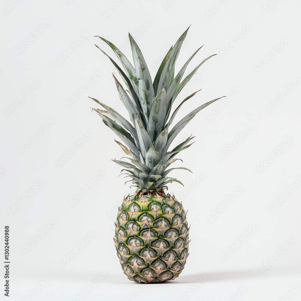 Fototapeta premium Pineapple isolated on white background.