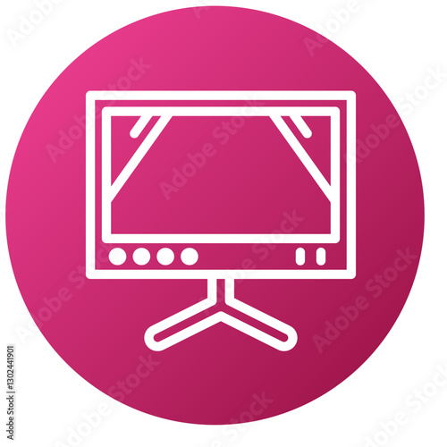 Vector Design Television Icon Style