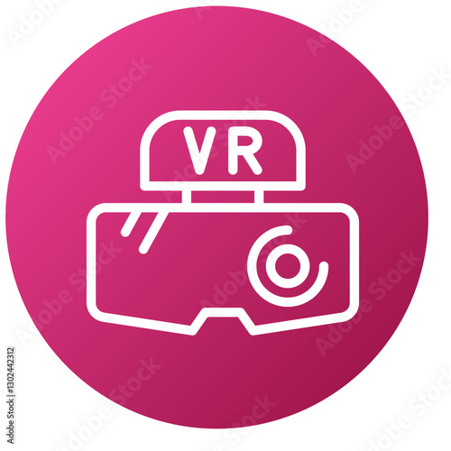 Vector Design Virtual Reality Icon Style