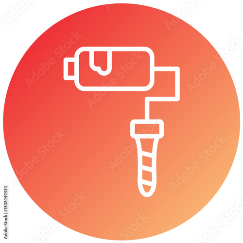 Paint Roller Vector Design Icon Style
