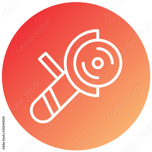 Angle Grinder Vector Design Icon Style