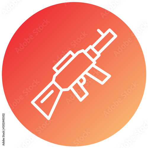 Gun Vector Design Icon Style