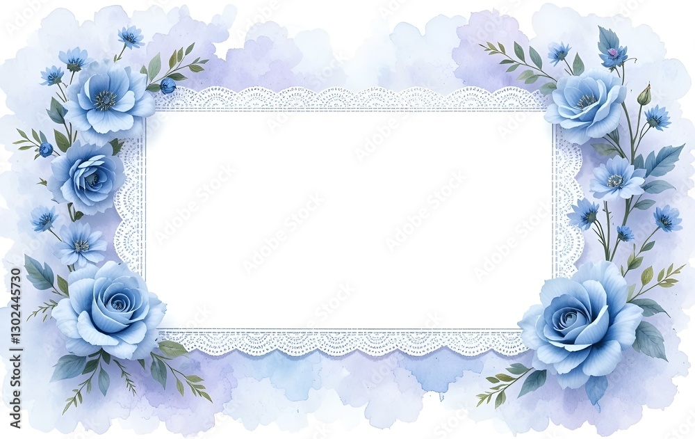 Fototapeta premium Flower background image, flower template, plant natural season banner texture