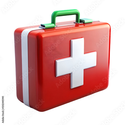 Wallpaper Mural Red first aid kit isolated on white background
 Torontodigital.ca