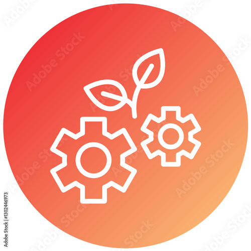 Sustainable Development Vector Design Icon Style