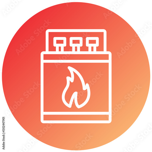 Matchbox Vector Design Icon Style
