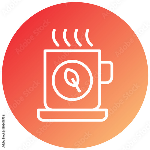 Green Tea Vector Design Icon Style